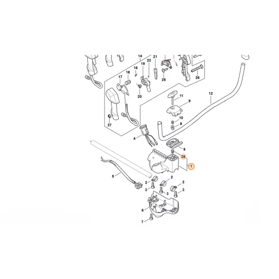 STIHL  Połówka obudowy 4867 430 9900